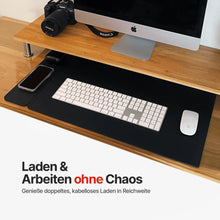 Laden Sie das Bild in den Galerie-Viewer, PowerMat Pro DUO Schreibtischunterlage mit kabelloser Ladefunktion und individuellem Design