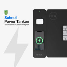 Laden Sie das Bild in den Galerie-Viewer, PowerMat Pro DUO Schreibtischunterlage mit kabelloser Ladefunktion und individuellem Design
