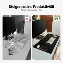 Laden Sie das Bild in den Galerie-Viewer, PowerMat Pro DUO Schreibtischunterlage mit kabelloser Ladefunktion und individuellem Design